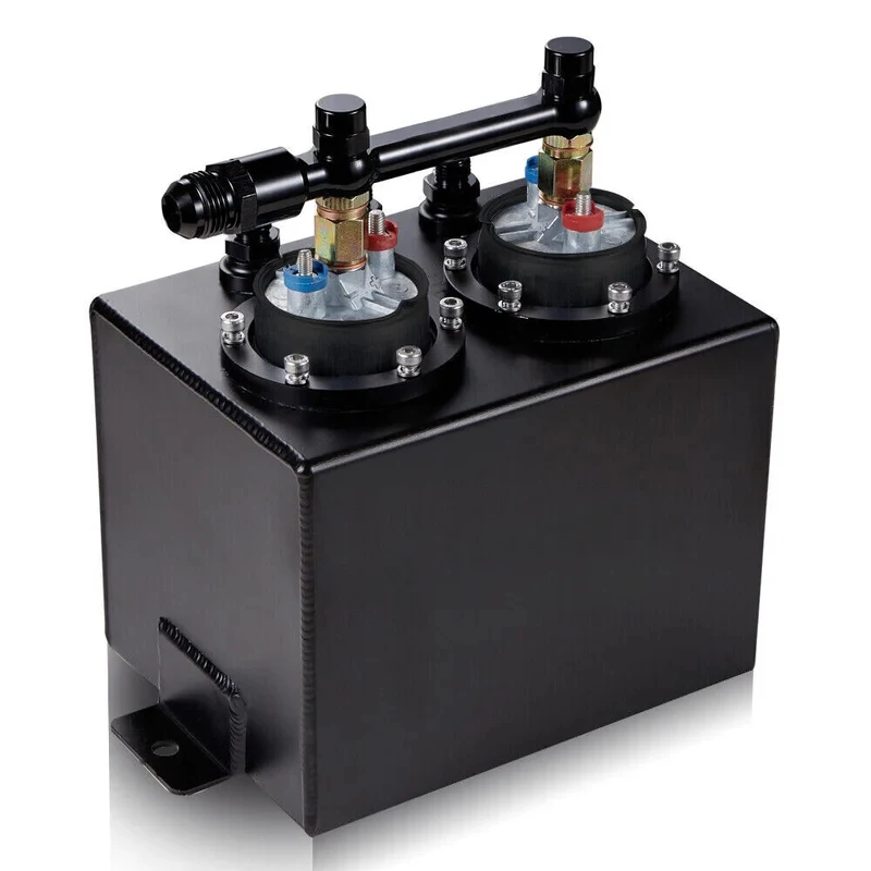 OSIAS 3L Dual-Fuel Surge Tank Kit mit AN10 Kraftstoffleitung & 2x 044 Kraftstoffpumpe