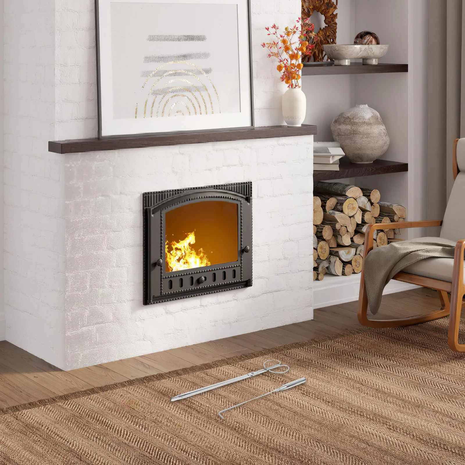 1set-stainless-steel-fireplace-poker-and-tongs-heavy-duty-fire-pit-tools-for-outdoor-camping-bbq-wood-stove-ash-rake-log