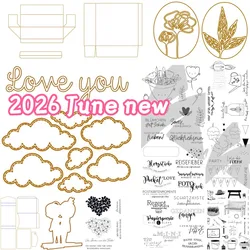 2026 June new Grüne Klickbox Metal Cut dies and Stamps for DIY Scrapbooking Photo Album Embossing Decorative Paper Cards