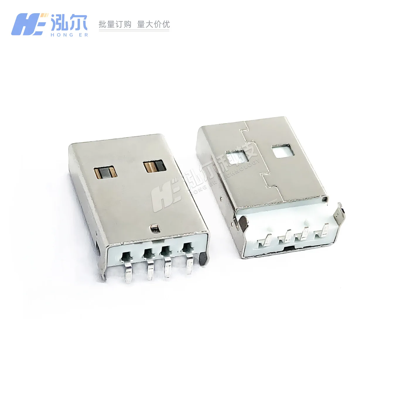 

For 2.0usbA male sink 180 degrees 4Pin elbow patch AM with positioning post USB connector am male plug