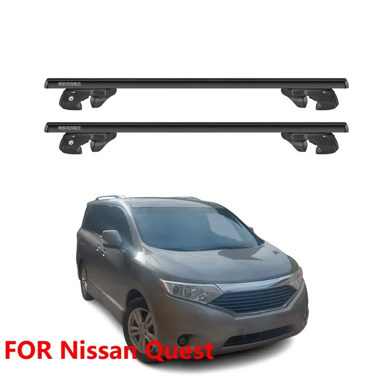 

Для Nissan Quest багажник на крышу поперечины алюминиевый черный 2 шт. 2011-2017