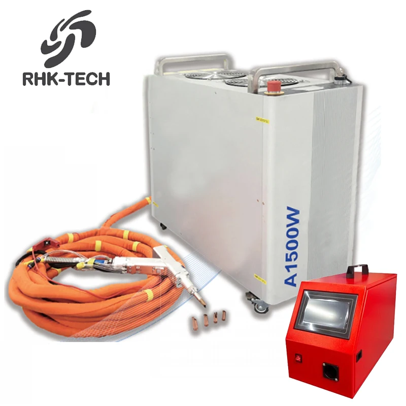 RHK Air Cooling Laser Welder Factory Price 1500W Air Cooled Handheld Fiber Laser Welding Machine with Laser Gun