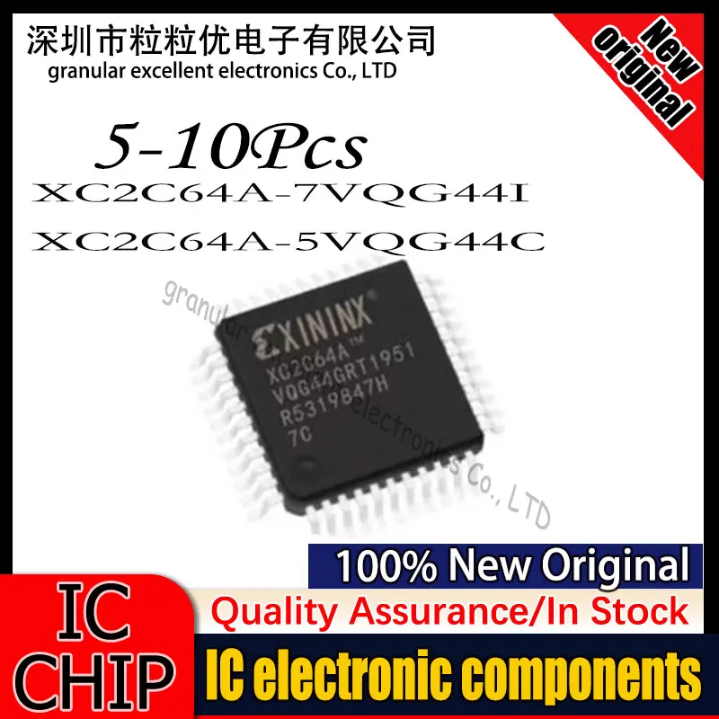 

(5-10 шт.) Xc2C64A-7Vqg44I Xc2C64A-5Vqg44C Xc2C64A 7Vqg44I 5Vqg44C Tqfp-44 래ılı Чип обеспечения качества товаров