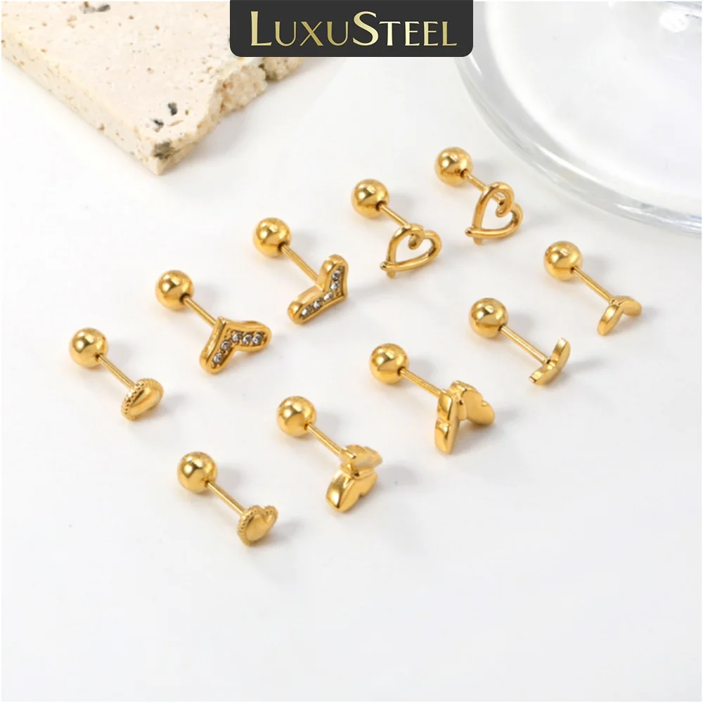 Luxus Stahl exquisite Accessoires für Frauen Edelstahl Kugel umlaufs pindel ausgehöhlte goldene Ohrringe für Partys geeignet