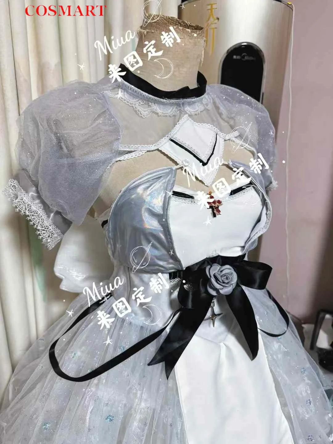 Goddess Of Victory: Nikke Huiguniang Crystal Princess Cosplay Costume Cos Game Anime Party Uniform Hallowen Play Role Clothes