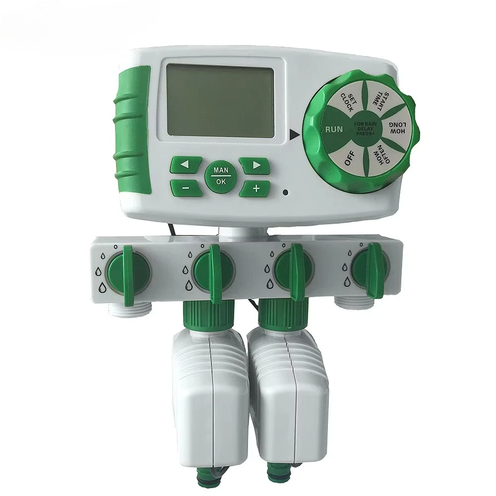 

4 Zones Smart New Design Wireless Automatic Watering Timer for Home Garden for Outdoor Summer Use