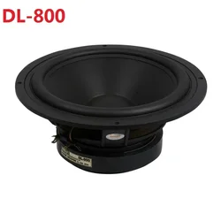 1 Pieces Kasun DL-800 8'' Subwoofer Speaker Driver Unit Casting Aluminum Basket Black PP Cone 6ohm/200W Fs=31Hz Panel D218mm