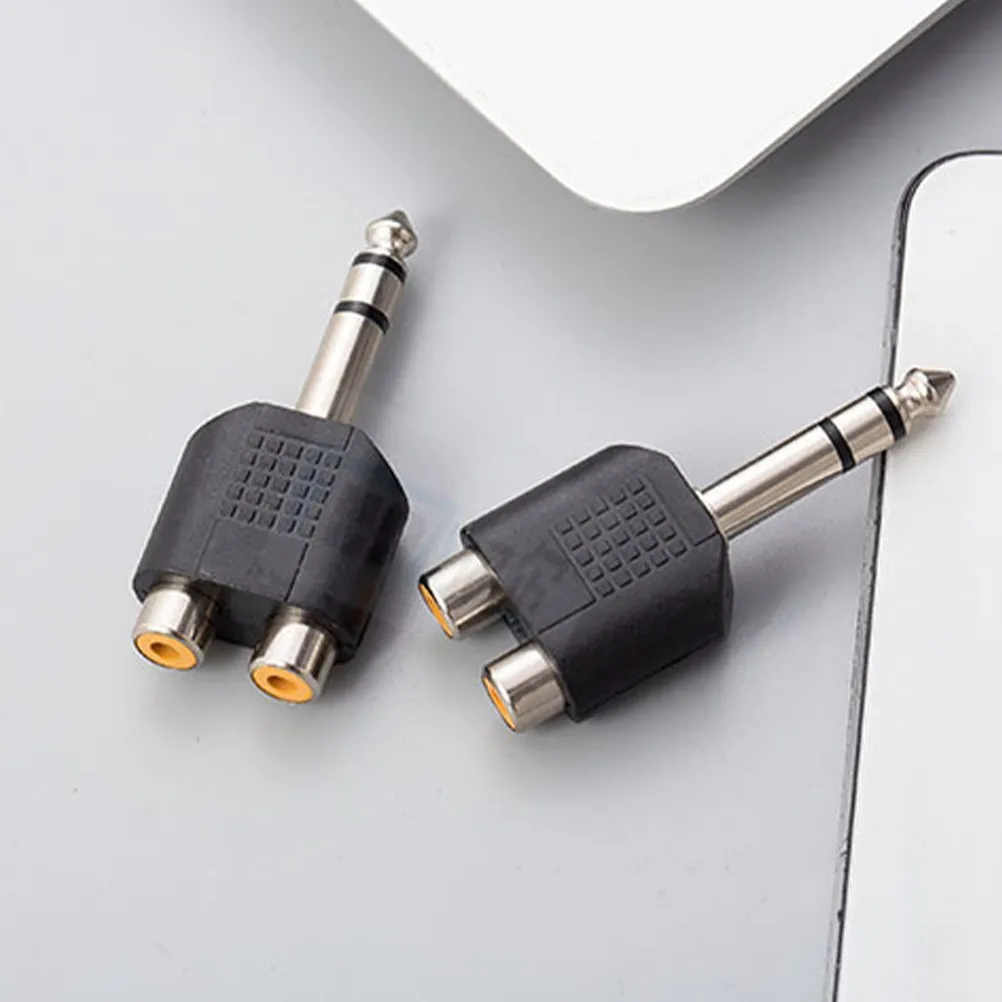 3Pcs 6.35Mm Dual Au…