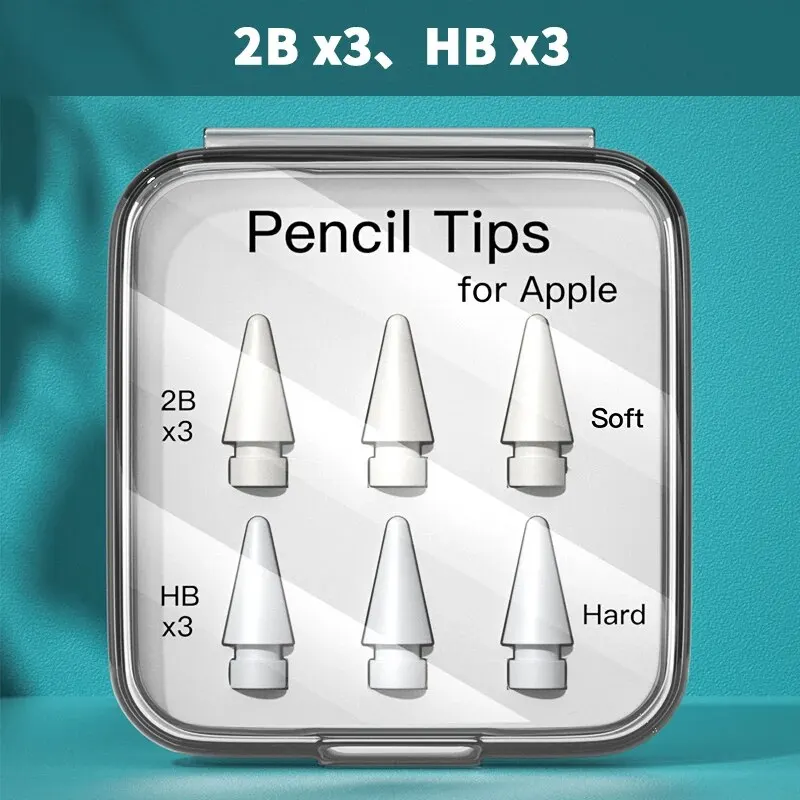 Voor Apple Potlood Penpunt Etui Voor Apple Potlood Tip 2B HB 3.0 Zacht Hard Voor Apple Potlood 1e 2e Generatie Accessoires