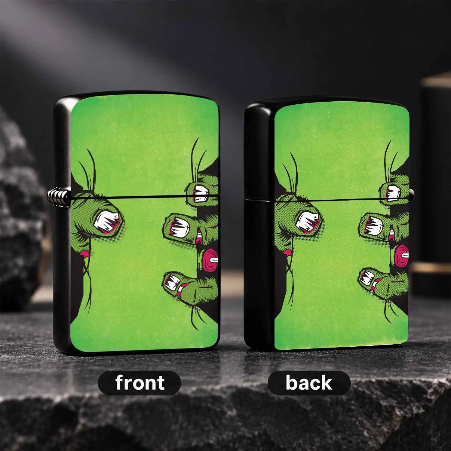 Creative Green Giant Fist Fun Decor Portable Lighter Stylish Retro Comic Texture Design Daily Carry Item Suitable for Multiple Scenarios Unique Exquisite Trendy Small Gift for Friends Desktop Accessory A Humorous And Interesting Lighter