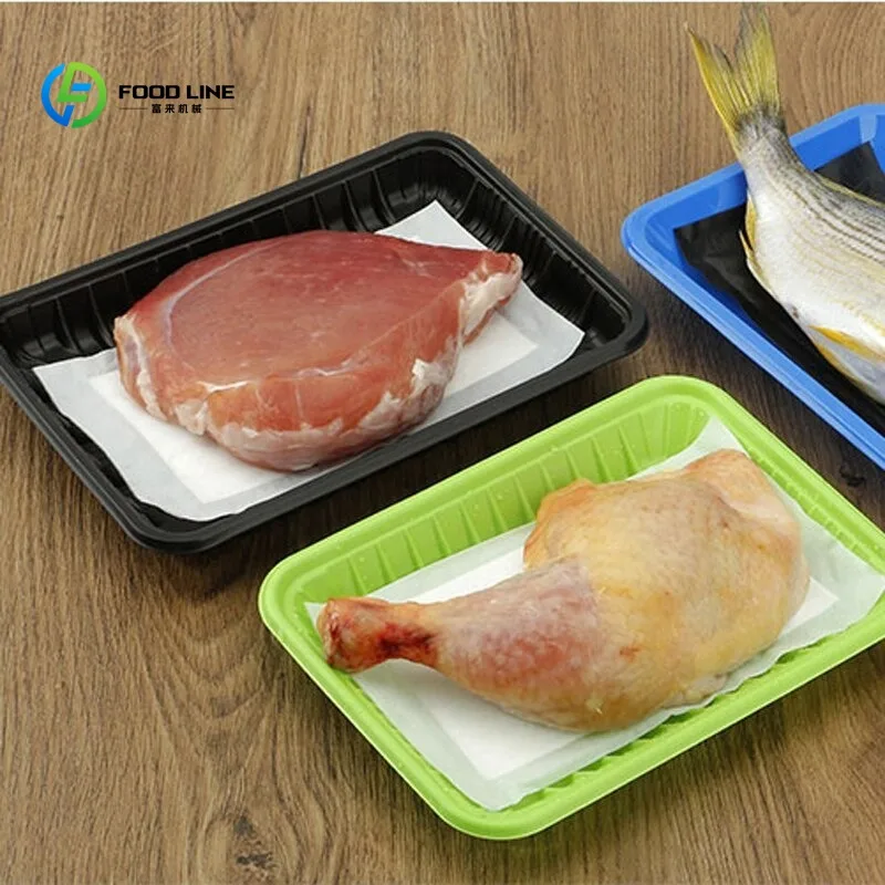 Hot Sale Customized Automatic Food Absorbent Pad Machine Pe Film Nonwoven Super Absorbent for Fresh Meat Tray Production Line