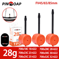 PINMOAP Bicycle TPU Inner Tube For Presta Valve 700x18/23/25/28/30/32C Cycling MTB Road Mountain Bicycle Inner Tube 45 65 85mm