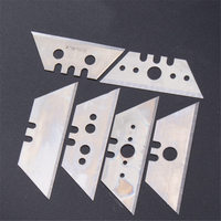 10Pcs Utility Knife Trapezoid Blades Special Knife Blades Steel Material Replacement DIY Art Craft Cutter Tool Blade