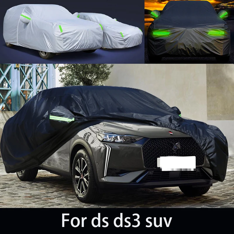 

For ds ds3 suv auto anti snow, anti freezing, anti dust, anti peeling paint, and anti rainwater.car cover protection