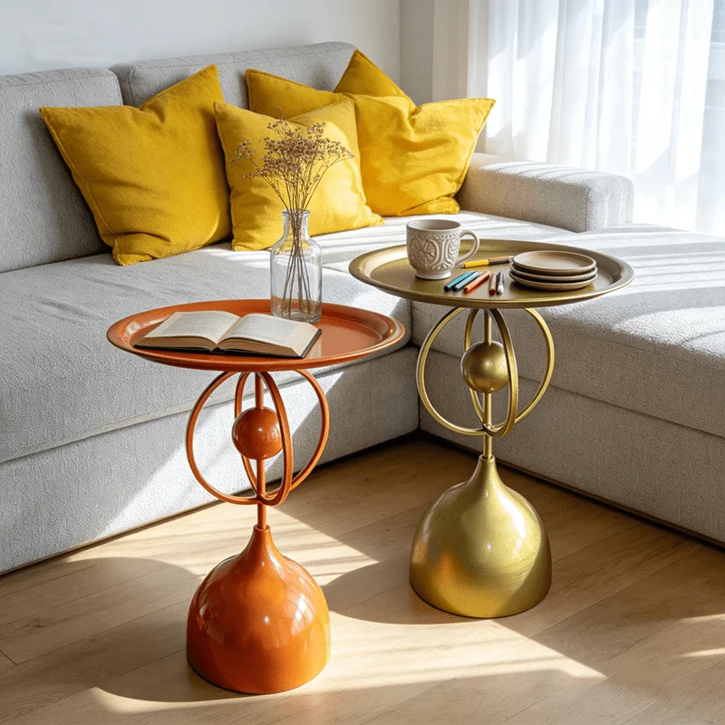Fashionable feature side table, modern design, suitable for living room, coffee shop, restaurant, bedroom