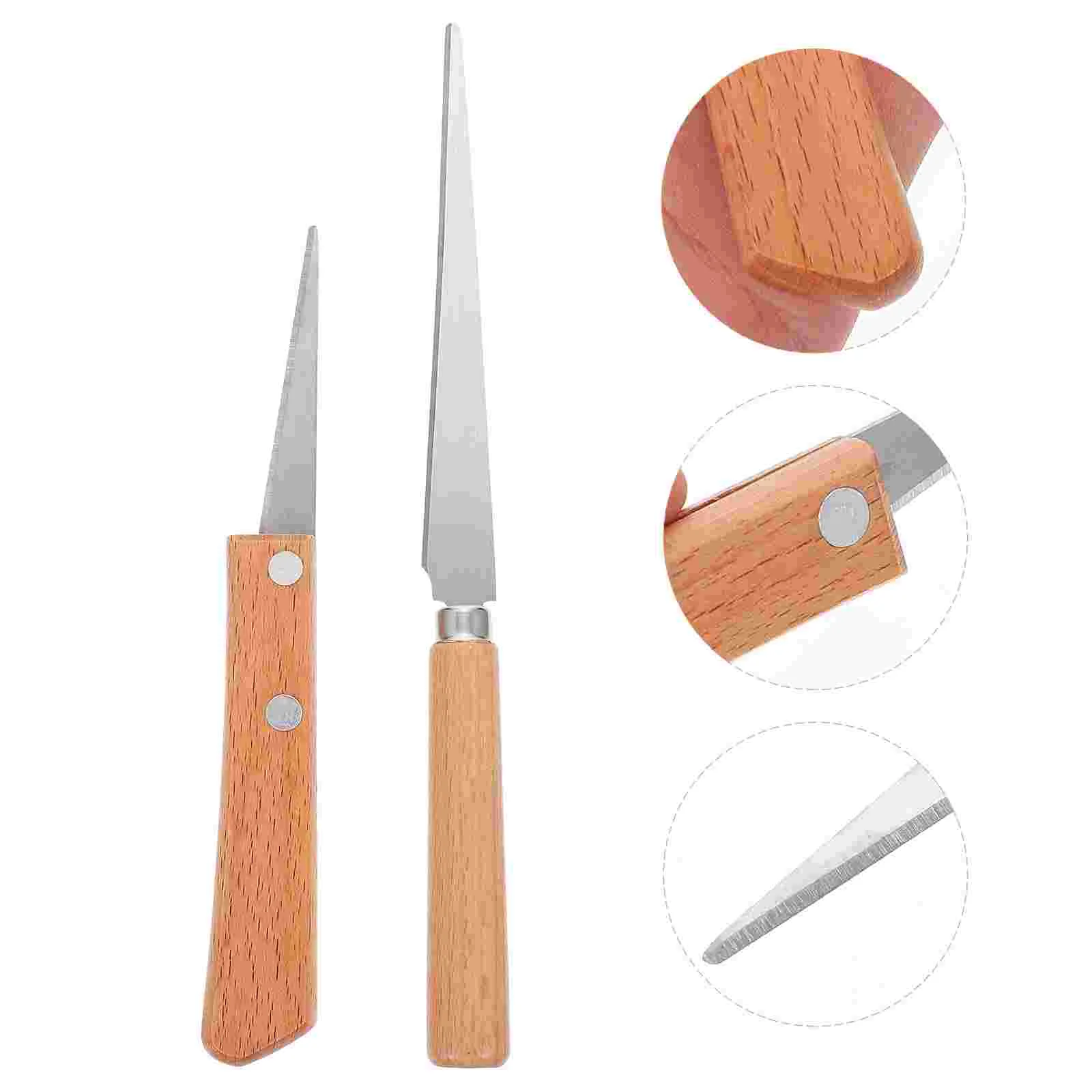 

2 Pieces Tool Clay Repair Knife Jewelry Tools Kit Stainless Steel Wood Carving