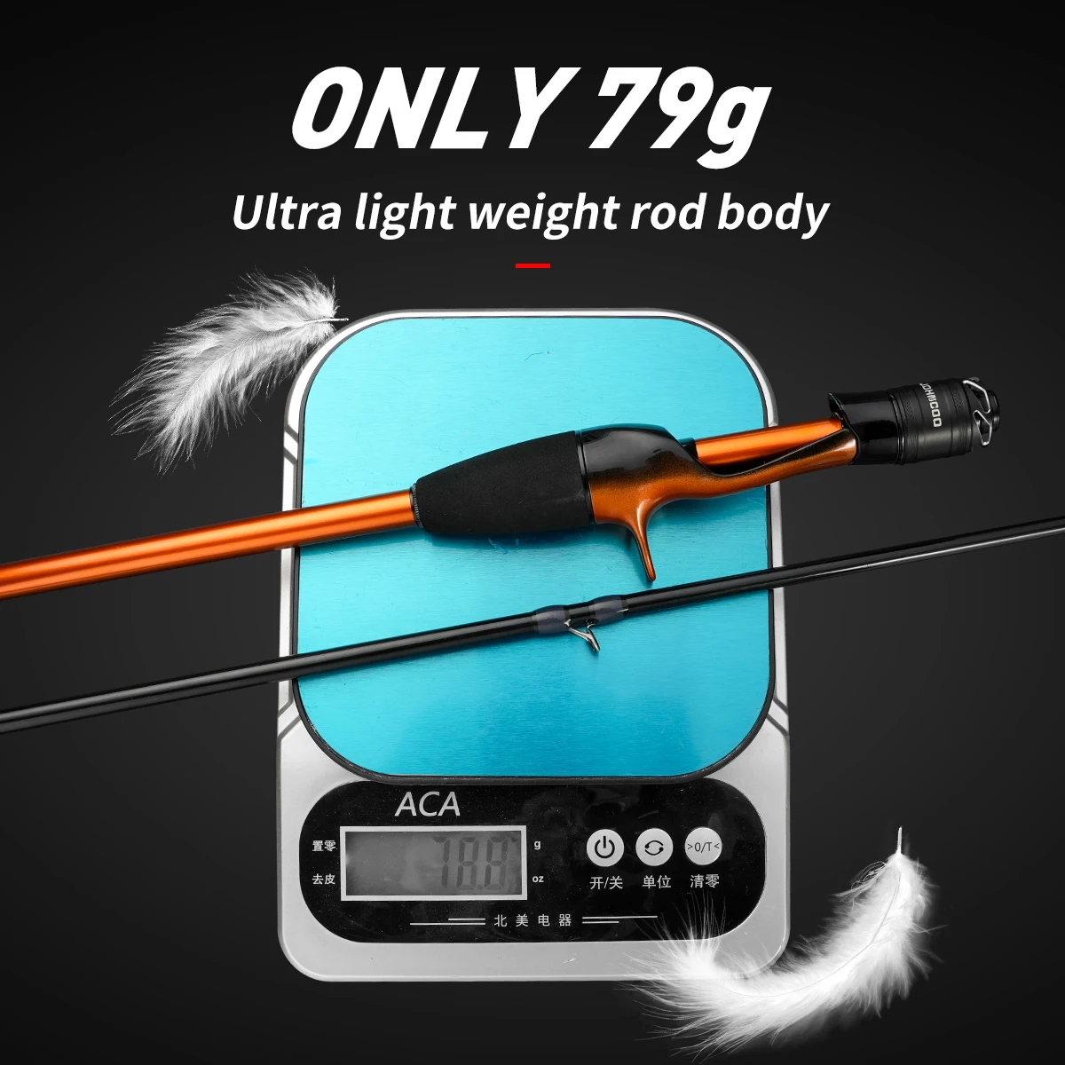 Johncoo Fishing Rod for Casting Jigging Rod 1.7m M ML Jigging Rod Powerful Titanium Tip Rubber Tail Octopus Boat Rod image 5
