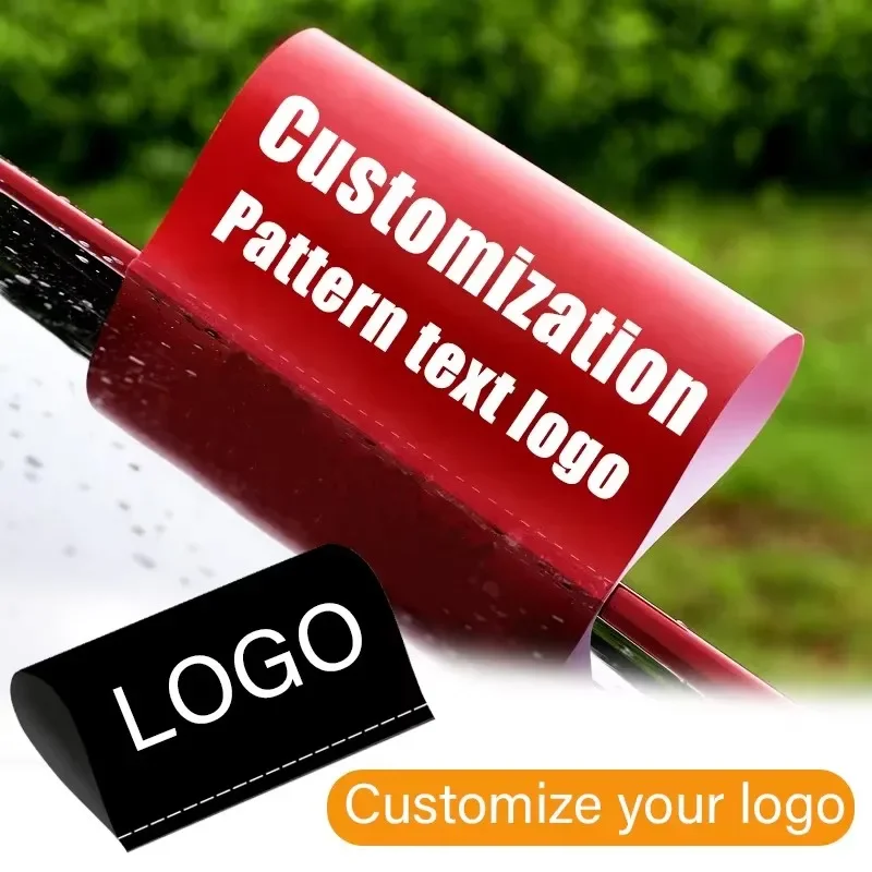 Custom Logo Car Door Sticker Customizable Fleet Sign Creative Trunk Decor Car Wash Label Universal Auto Exterior Decor Accessori