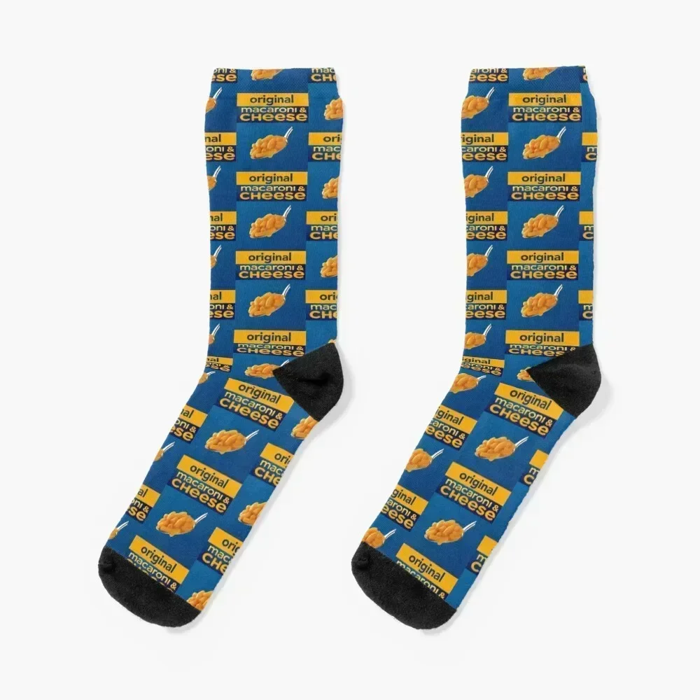 Macaroni & Cheese ~ ORIGINAL Socks floor moving stockings winter gifts floral Socks Women Men's