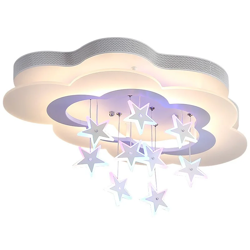 Kids\' Room Cloud and Star Design Style Ceiling Light Home Decor for Boys Girls Room Decoration Lamp Home Ceiling Lamp Furniture