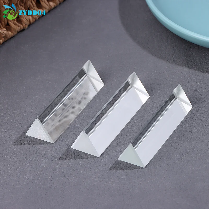 ●1PCS Educational Glass Prism - Spectral Reflection, Ideal Teaching And Photography Tool, Perfect Gift For Science Enthusiasts