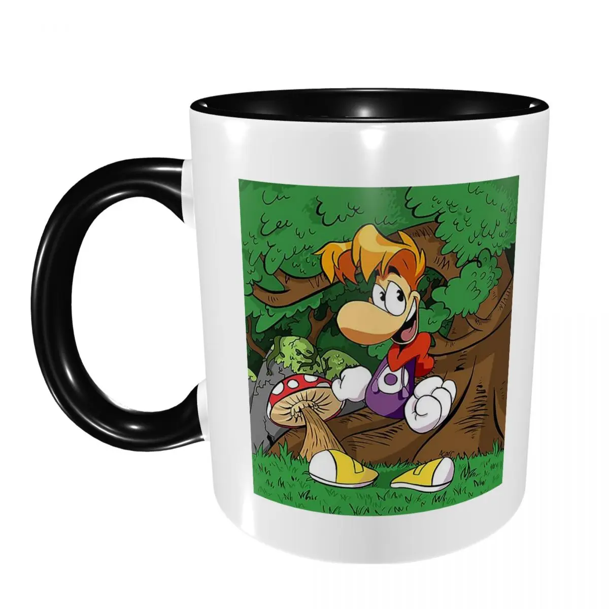 Cartoon Games Rayman Legends Mug Funny Ceramic Coffee Cups Tea Mugs Milk Cup Drinkware Gift for Friends