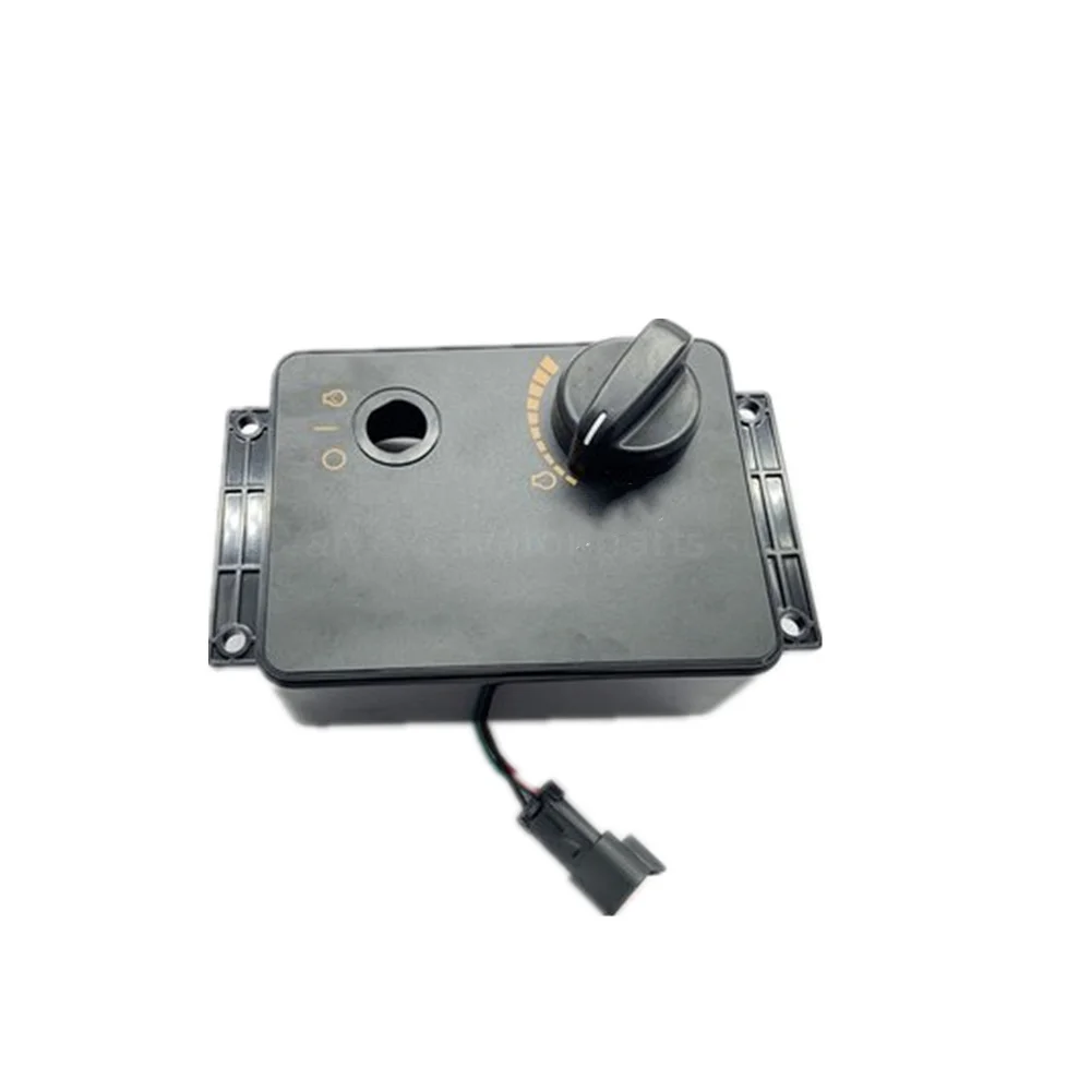 For Hyundai R130/150/225/215/80-7 Excavator Throttle Knob Controller Switch Assembly New Style OE:21N8-20506 Air Conditioner