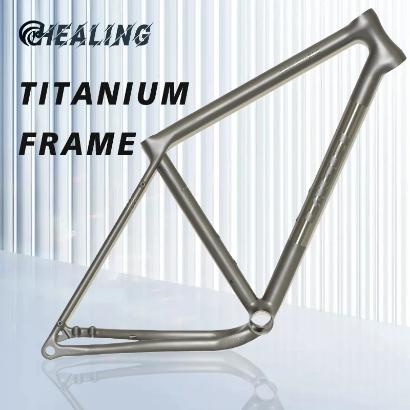 Titanium Bike Road Bicycle Frame Accessores Race Cycling Frameset Gravel Bike Frame Road Bike Parts