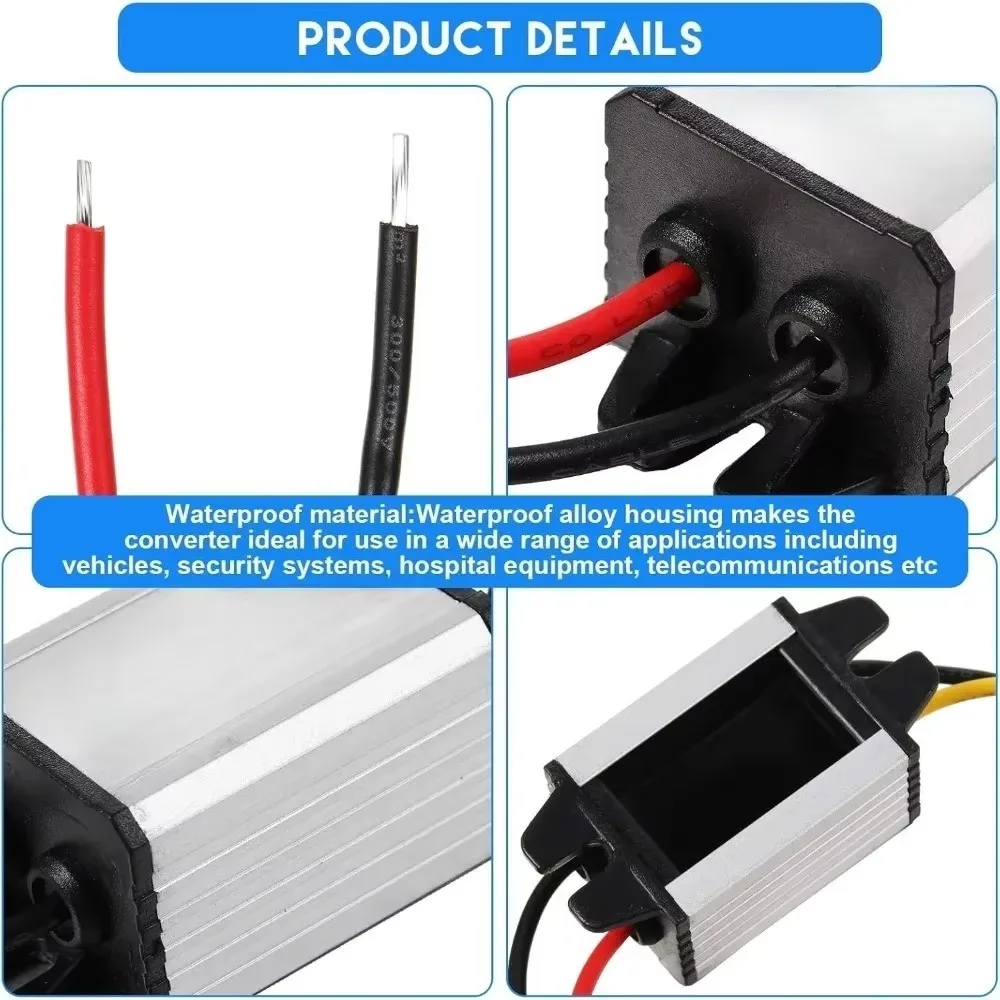 12V To 6V 3A Buck Converter Voltage Regulator Adjustable Volt Module Power Supply Adapter For Auto Car Truck Boat Solar System