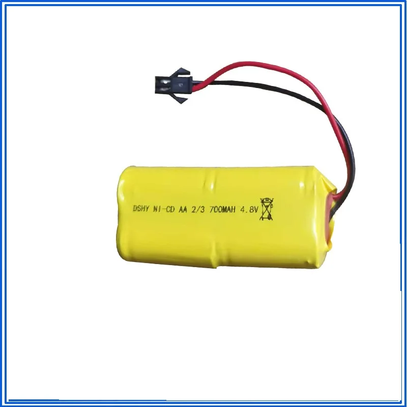 (Plugue sm) NI-CD 4.8v 700mah para brinquedos rc carros tanques robôs barcos armas 4*2/3aa 4.8v bateria recarregável