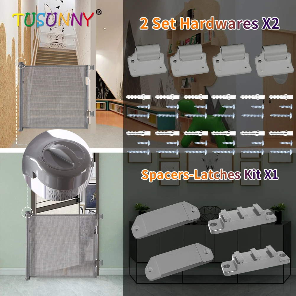 ประตูกั้นเด็กแบบยืดหดได้ ประตู - Baby Gate Extra Wide บทวิจารณ์และราคา