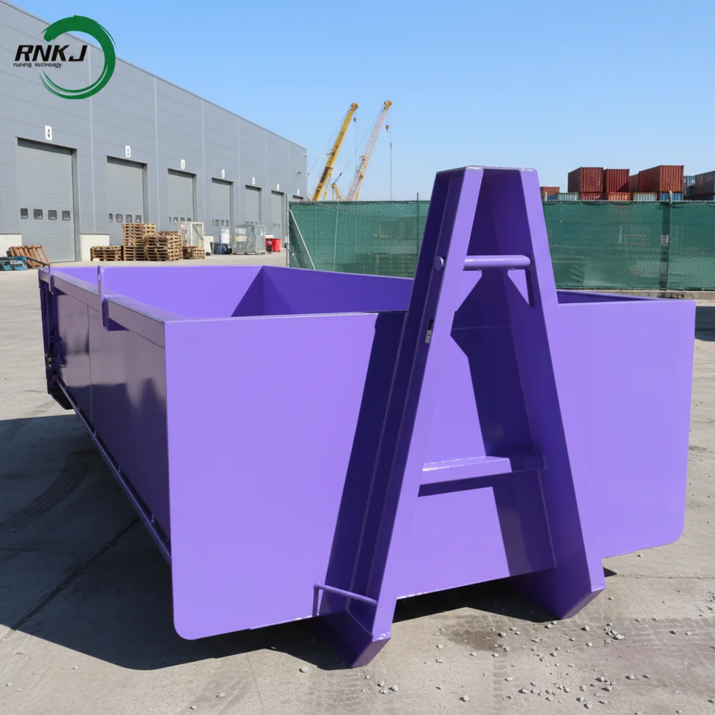 RNKJ Waterproof Hook Lift Truck Body Dumpster Hook Lift Skip Bins for Municipal Construction Waste Management