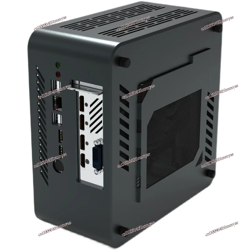 Mini Host Side Plug Single Display Itx All Aluminum Alloy ITX Chassis HTPC Portable Desktop Computer - Image 5