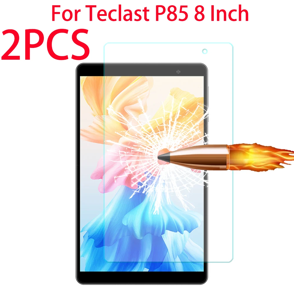 

2 PCS 9H Tempered Glass Screen Protector For Teclast P85 8 inch Tablet Protective Film For Teclast P85 8 inches Glass Guard