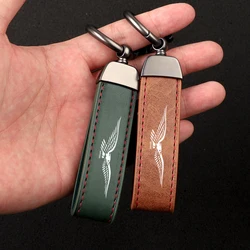 Motorcycle Accessories Carbon fiber motorcycler Key Pendant Split Rings Keychain for Moto Guzzi BREVA 750 V7 Breva 850 1100 1200