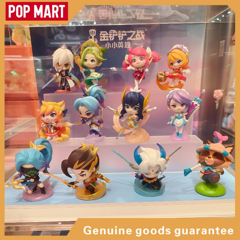 Pop Mart Authentic Teamfight Tactics Little Legend Figure League Of Legends Blind Box Decor Ornament Anime Toy For Game Fans
