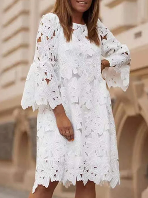 robe-d'ete-elegante-blanche-brodee-pour-femme-design-col-rond-tendance-longueur-genou-robes-decontractees-pour-le-printemps-et-l'automne