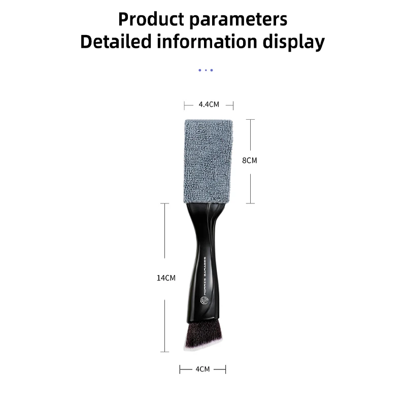 2 في 1 سيارة الغبار أداة تنظيف فرشاة الملحقات الداخلية لموريس المرآب MG MG3 MG5 MG6 MG7 GT GS هيكتور HS ZS ZX EZS EHS #2