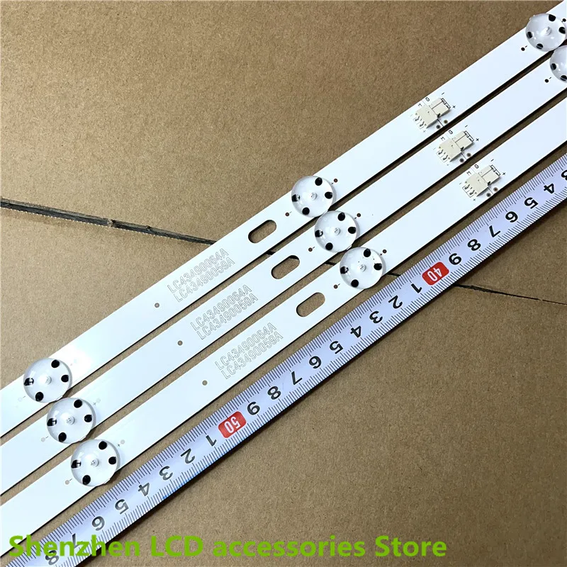 LED Backlight strip for 43UJ635V 43UK6300PLB 43UJ651V 43UJ634V 43UJ630V 43UJ561V 43UJ655V LC43490059A LC43490058A