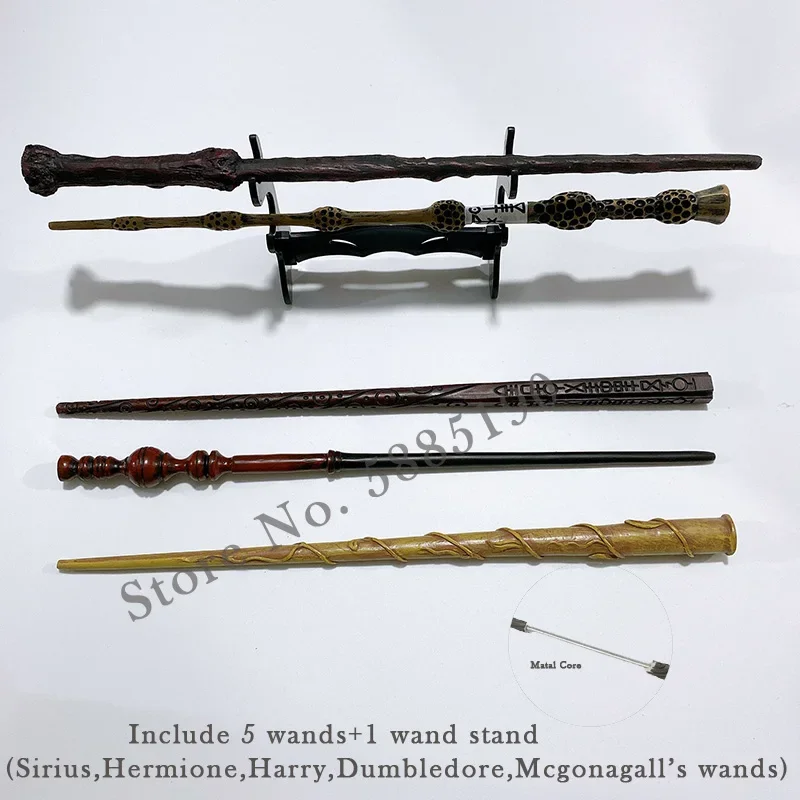 5 Wands with Wand Stand no Box