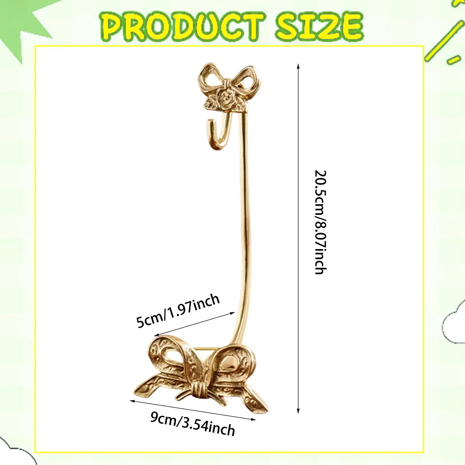 Retro Brass Teacup and Saucer Display Stand Coffee Mug Hook Shelf Tea Organizer for Cabinet Counter Bar Desktop