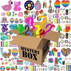 Random Mystery Fidget Toys Bag Pack for Kids Cheap Sensory Toys Stress Reliver Autism ADHD Gifts Spinner Fidget Squishy Set