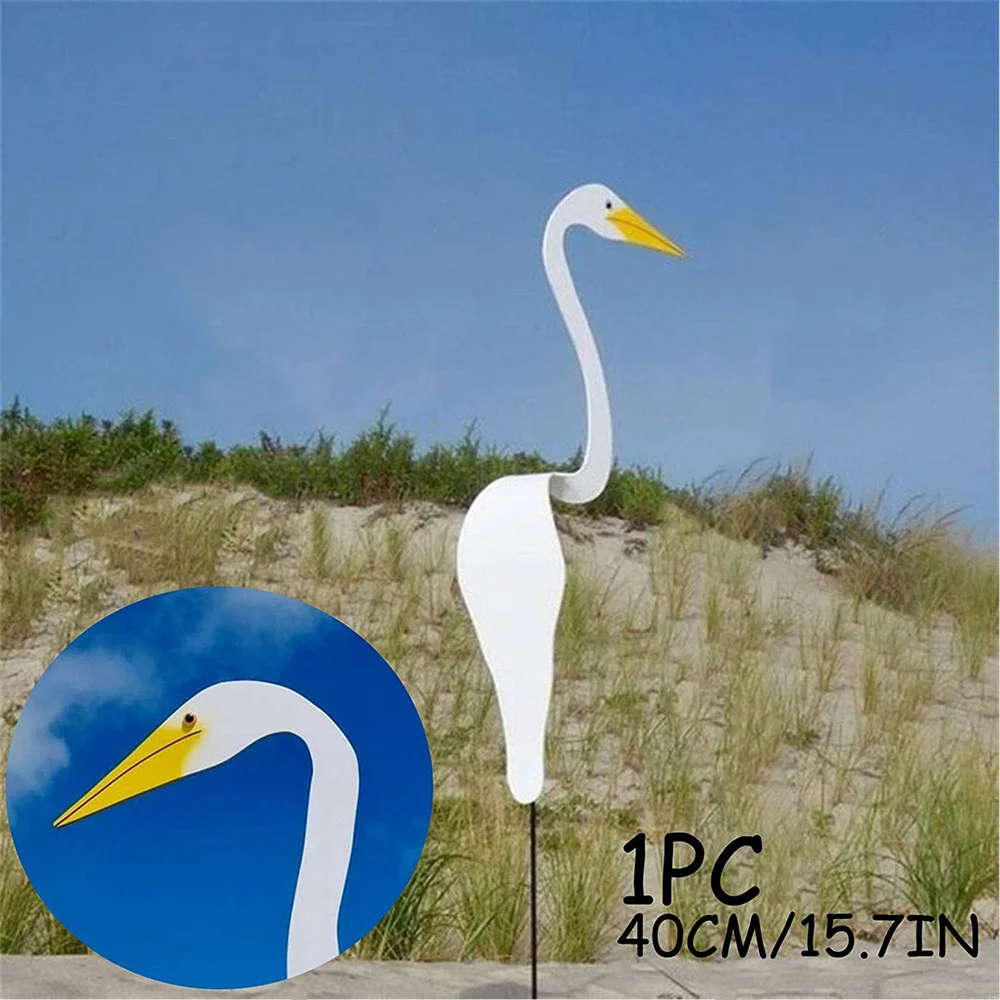 

LLCS-40CM Вихревая птица, украшение для сада, креативная декоративная утка, вращение с бризом, домашний садовый декор