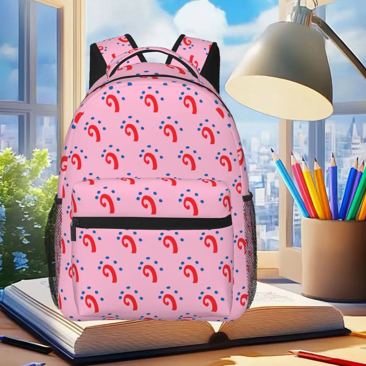 

Gary The Snail Backpack Student Boys Girls BookBag Kids School Bag Computer Shoulder Bags for Men Women