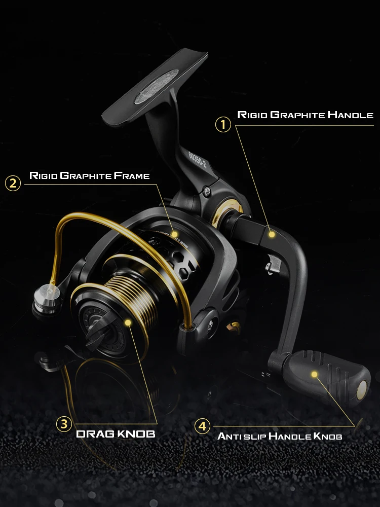 MIFINE KARATE-Spinning Fishing Reel, Spare Spool, 5.1:1 Gear Ratio 10kg Max Drag 1000-4000, Graphite, fishing accessories - AliExpress 18 MIFINE KARATE-Spinning Fishing Reel, Spare Spool, 5.1:1 Gear Ratio 10kg Max Drag 1000-4000, Graphite, fishing accessories - AliExpress 18