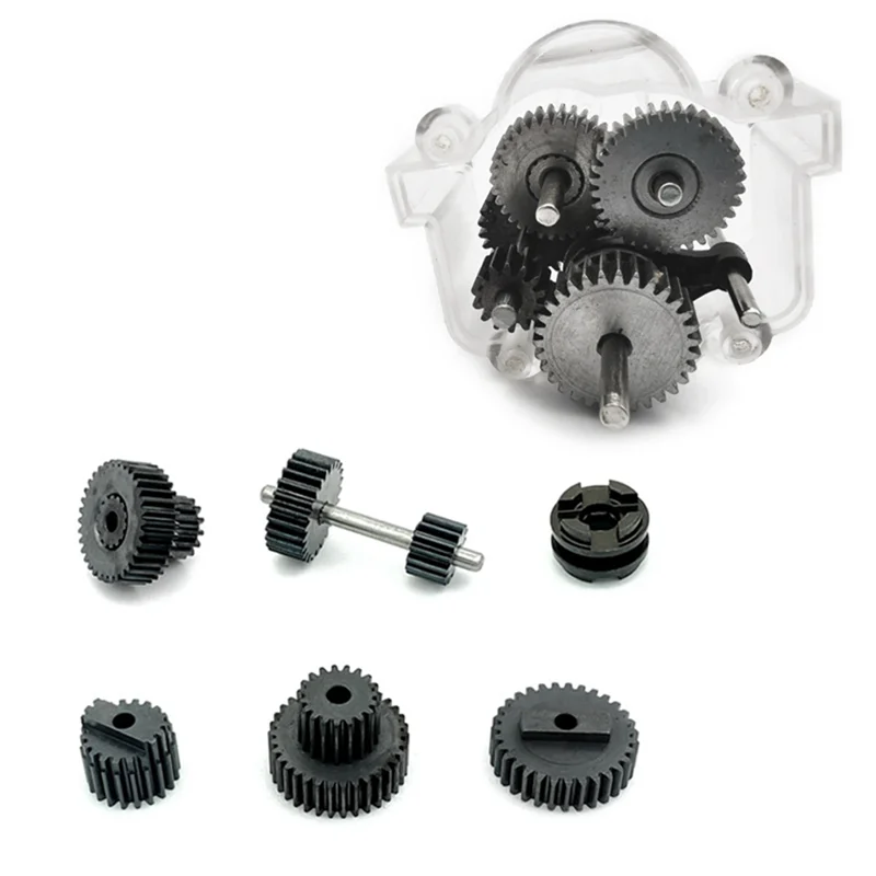 Latest For WPL Two-Speed Wave Box Metal Wave Box Gear Upgrade DIY Modified Parts Accessories