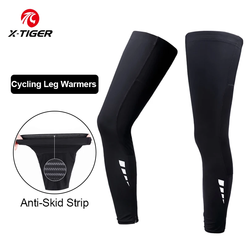X-TIGER Leg Sleeves UV Protection Cycling Leg Non Slip Running Gear Men Women Outdoor Sports Leg Sleeves Quick Dry Breathable