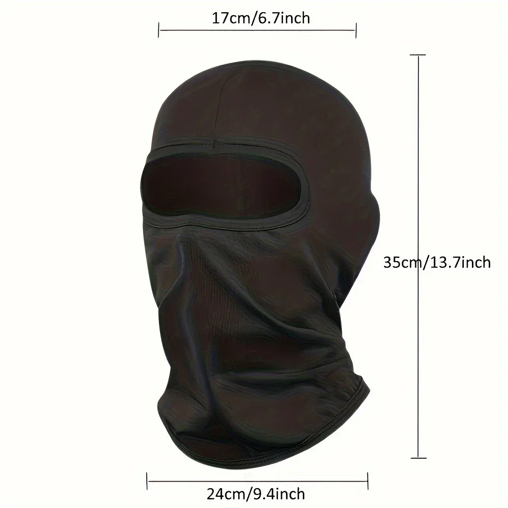 3 Pieces Quick-dry Balaclava Sports Full Face Mask Soft Breathable Beanies Cycling Helmet Liner Running Hiking Fishing Hood Caps image 2