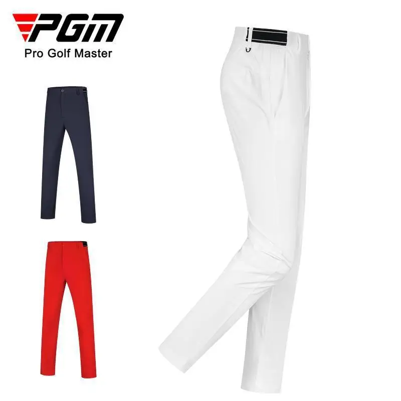 PGM Men Golf Pants Soft comfortable Golf Wear for Men Fall Wind Protection Elastic Belt Golf leisure Sports Trousers KUZ136