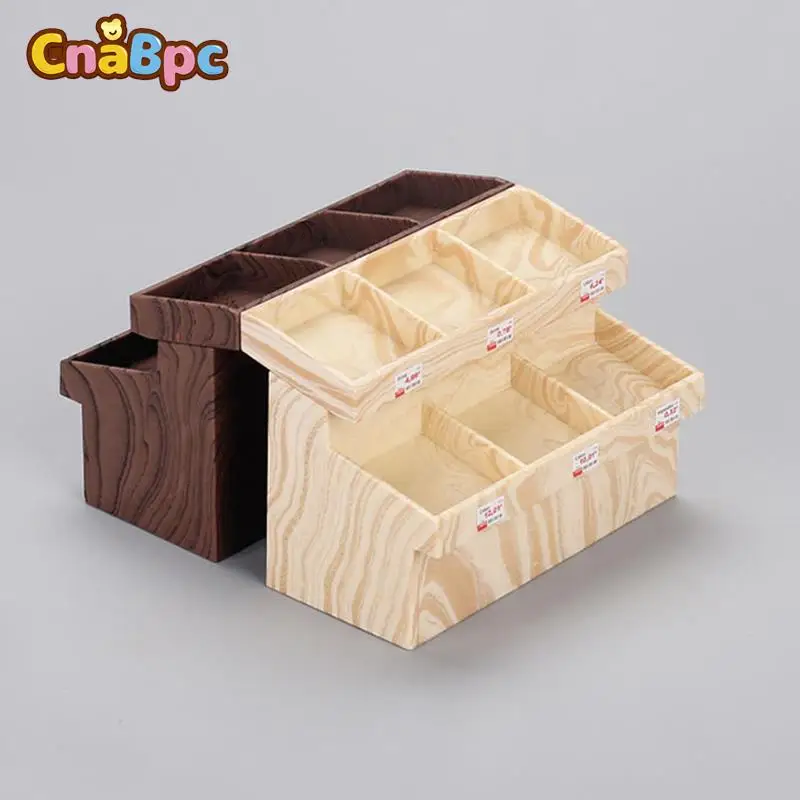 

1/12 Dollhouse Miniature Fruit Vegetable Rack Simulated Supermarket Food Display Shelf Dolls House Decor Kids Pretend Play Toy